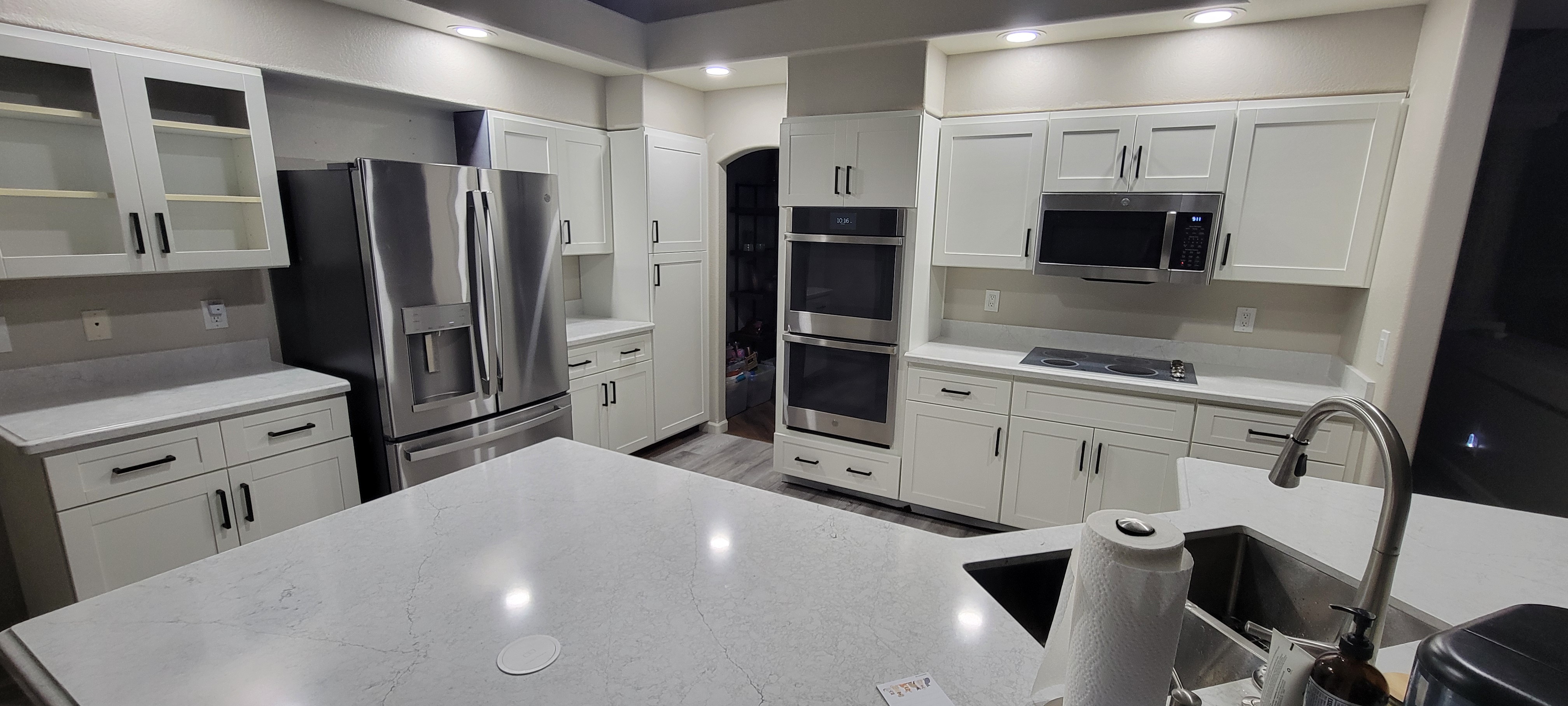 Kitchen after white shaker
